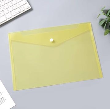 Documentenmap A5 240 x 161 mm geel-3