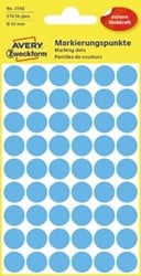 AVERY ronde etiketten 12mm blauw