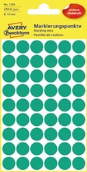 AVERY ronde etiketten 12mm groen