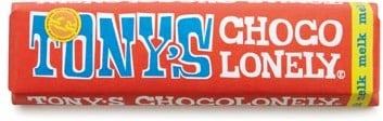 Chocolade Tony's Chocolonely reep 50gr melk
