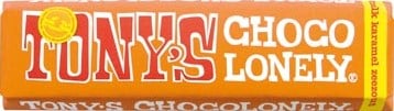 Tony's Chocolonely chocoladereep, 47g, karamel zeezout