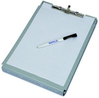 Klembordmap A4 aluminium met opbergvak en topopening MAUL Assist-9