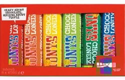 Chocolade Tony's Chocolonely reep 47/50gr assorti à 6 stuks