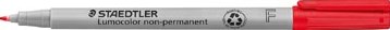 Staedtler OHP-marker Lumocolor Non-Permanent rood, fijn 0,6 mm-2
