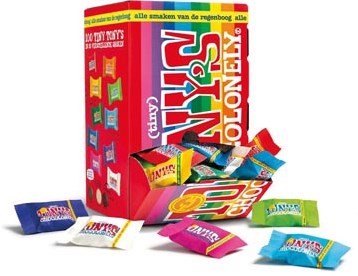 Chocolade Tiny Tony's Chocolonely 100 stuks mix