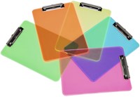 Klembord MAUL A4 transparant PS neon roze-6