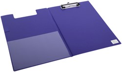 Klemmap A4 blauw met 10cm klem en penhouder
