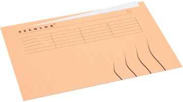 Jalema dossieromslag Secolor Voor A4 formaat (22,5 x 31 cm), gems, met tabrand