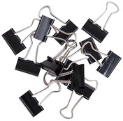 Papierklem MAUL 213 Foldback 13mm capaciteit 4mm zwart-2