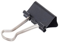 Papierklem MAUL 213 Foldback 25mm capaciteit 9mm zwart