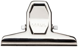 Papierklem MAUL Pro 75mm capaciteit 20mm zilver 2 stuks