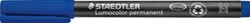 Staedtler OHP-marker Lumocolor Permanent blauw medium 1 mm