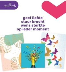 Hallmark navulset wenskaarten blanco pak van 8 stuks