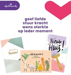 Hallmark navulset wenskaarten divers pak van 12 stuks