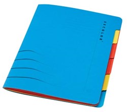 Jalema sorteermap Secolor 6 vakken blauw