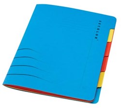 Jalema sorteermap Secolor 6 vakken blauw
