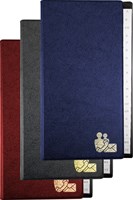 Telefoonalbum KTC 4-rings A-Z bordeauxrood, zilvergrijs en blauw