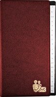 Telefoonalbum KTC 4-rings A-Z bordeauxrood, zilvergrijs en blauw-3