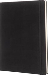 Moleskine notitieboek  19 x 25 cm gelijnd harde cover 192 blad zwart