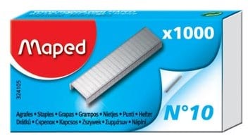 Maped nietjes nr 10, doos van 1.000 nieten