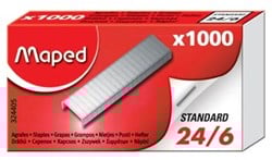Maped nietjes 24/6, doos van 1.000 nietjes