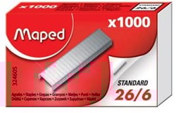 Maped nietjes 26/6, doos van 1.000 nietjes