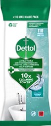 Reinigingsdoekjes Dettol antibacterieël Ocean 110st