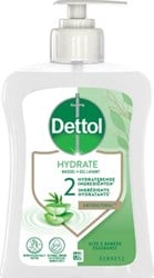 Dettol handzeep Hydrate, aloë vera en bamboe, flacon van 250 ml