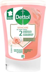 Dettol no touch handzeep Nourish  rozenwater en sheaboter  navulling van 250 ml