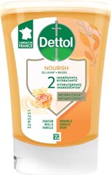 Dettol no touch handzeep Extra care  honing en vanille  navulling van 250 ml