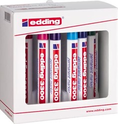 Edding stift 3300 permanent marker geassorteerde kleuren (10)