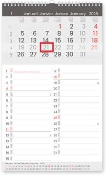 Maandplanner Memo-Manager viertalig 2025