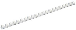 Plastic bindringen 5STAR  12 mm wit doos van 100