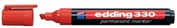 Edding stift 330 permanent marker rood