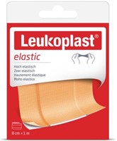 Pleisters op rol vleeskleurig Leukoplast elastische pleister 8 cm x 1 m-3