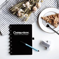 Correctbook A5 gelijnd uitwisbaar / herbruikbaar schrift zwart-2