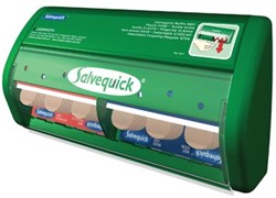 Salvequick pleisterautomaat inclusief 45 plastic pleisters en 40 elastische pleisters