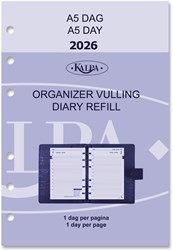 Agendavulling 2025 Kalpa A5 1dag/1pagina