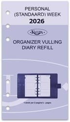 Agendavulling 2025 Kalpa Personal 7dagen/2pagina's
