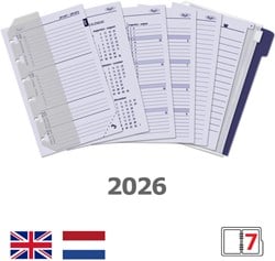 Agendavulling 2025 Kalpa Pocket jaardoos 7dagen/2pagina's