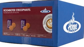 Hoppe stroopwafel doos van 150 stuks