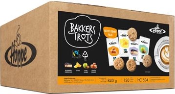 Koekjes Hoppe Bakkers Trots fairtrade koekjesmix 120 stuks