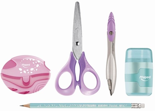 GUM MAPED ESSENTIALS SOFT PASTEL ASSORTI 1 Stuk-3