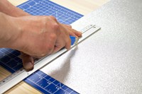 Snijmes Westcott Office 18mm met kunststof houder blauw-3