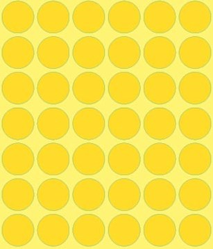 AVERY ronde etiketten 18mm geel-2