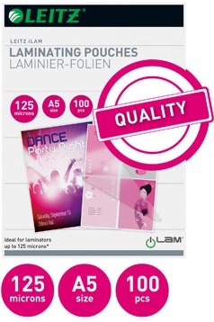 Leitz Eva lamineerhoes ft A5, 250 micron (2 x 125 micron), pak van 100 stuks-2