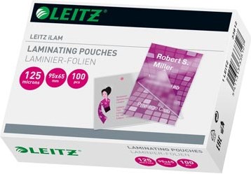Leitz Eva lamineerhoes 65 x 95 mm 250 micron (2 x 125 micron) pak van 100 stuks