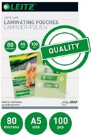 Leitz Eva lamineerhoes A5 160 micron (2 x 80 micron) pak van 100 stuks-2