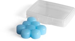 Stopz oordoppen Silicone Aqua waterbestendig blauw blister van 8 stuks