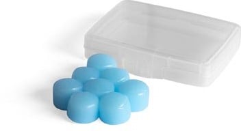 Stopz oordoppen Silicone Aqua waterbestendig blauw blister van 8 stuks